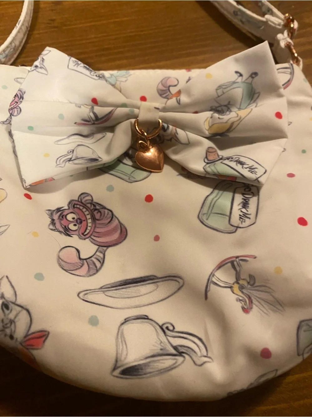 Disney Store Animator’s Collection Alice in Wonderland Bow Crossbody Bag